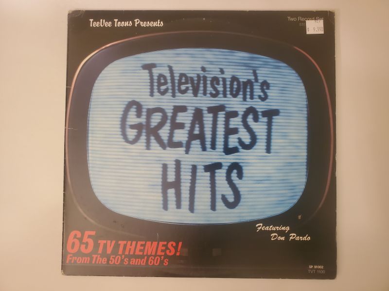 Various Artists, featuring Don Pardo Television's Greatest Hits: 65 TV Themes! From The 50's and 60's vinyl record